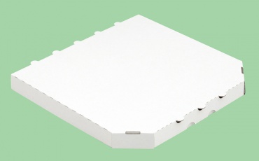 Pizza krabica priemer 32, bielo-biela.